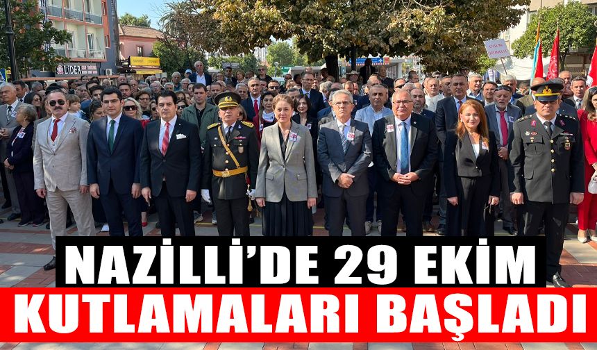 Nazilli’de 29 Ekim kutlamaları başladı