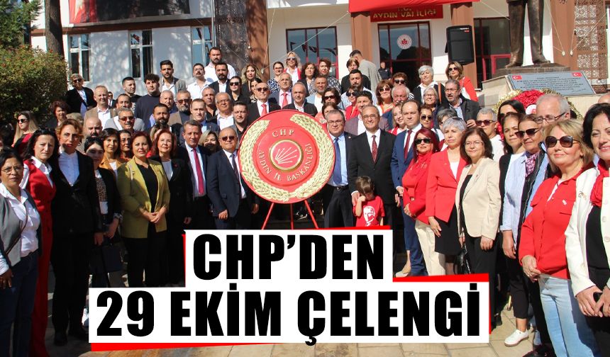 CHP’den 29 Ekim çelengi