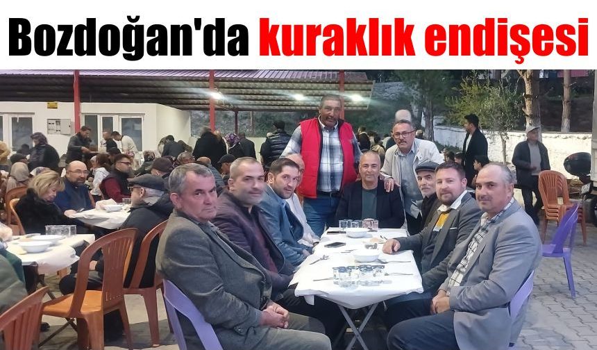 Mahalle sakinleri yağmur duası yaptı