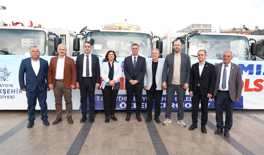 Aydın Büyükşehir’den ilçelere ‘temizlik’ desteği