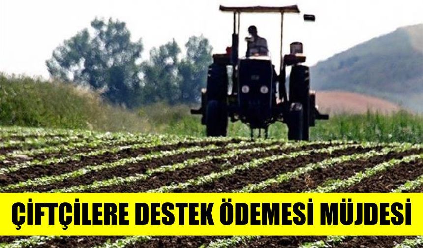 Çiftçilere destek ödemesi müjdesi