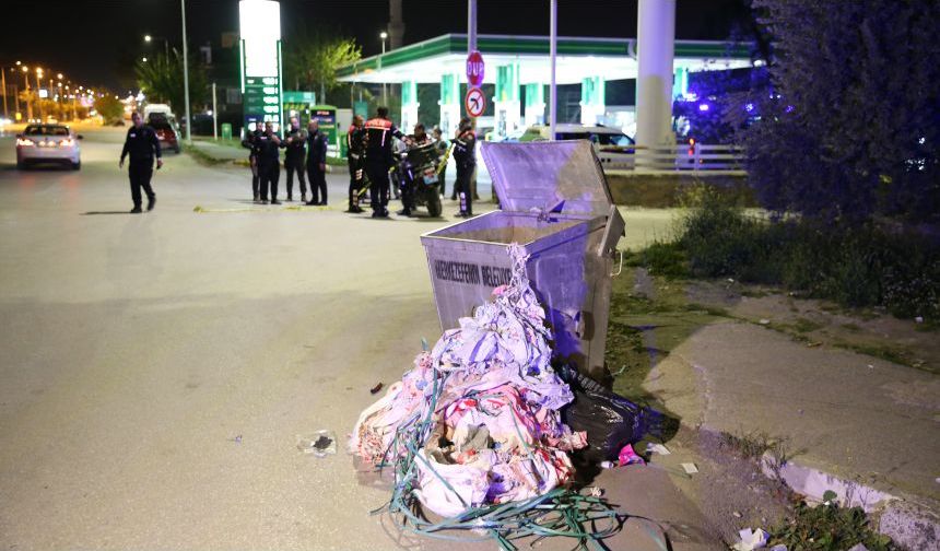 Çöp konteynerine bebeğini atan anne yakalandı