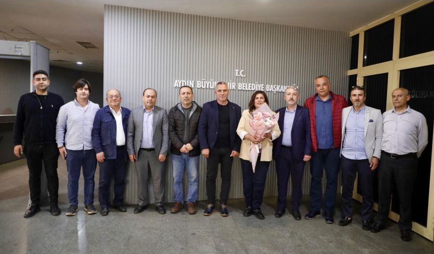 Başkan Çerçioğlu’na Nazilli Afyonlular Derneği’nden ziyaret