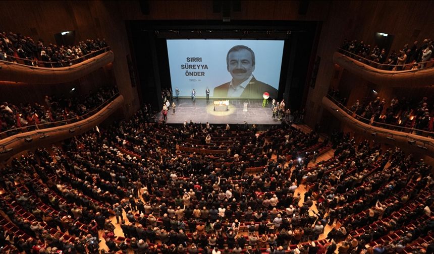 TBMM Başkanvekili Önder için AKM'de anma töreni düzenlendi