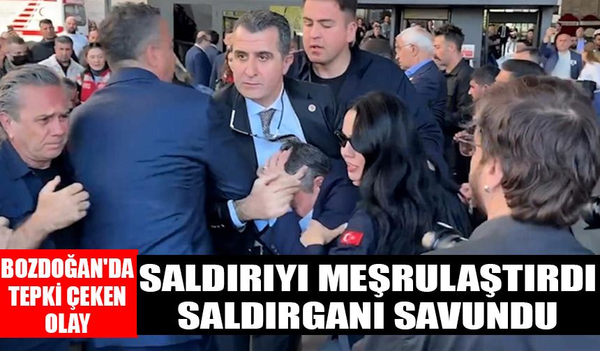 Bozdoğan'da tepki çeken olay