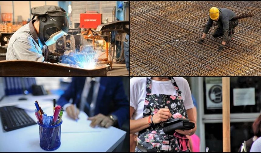 Ücretli çalışan sayısı martta yıllık bazda yüzde 0,6 artarak 15,3 milyon oldu