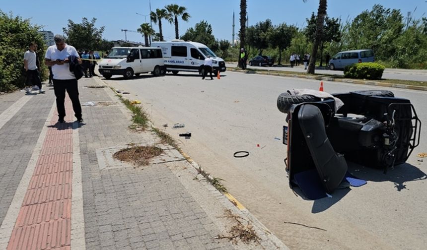 ATV'nin devrilmesi sonucu 2 kişi öldü