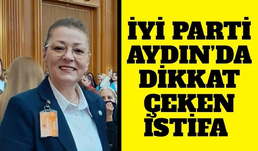 İYİ Parti Aydın’da dikkat çeken istifa