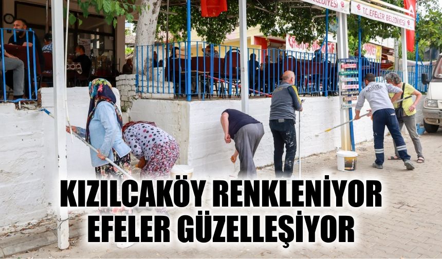 Kızılcaköy renkleniyor, Efeler güzelleşiyor