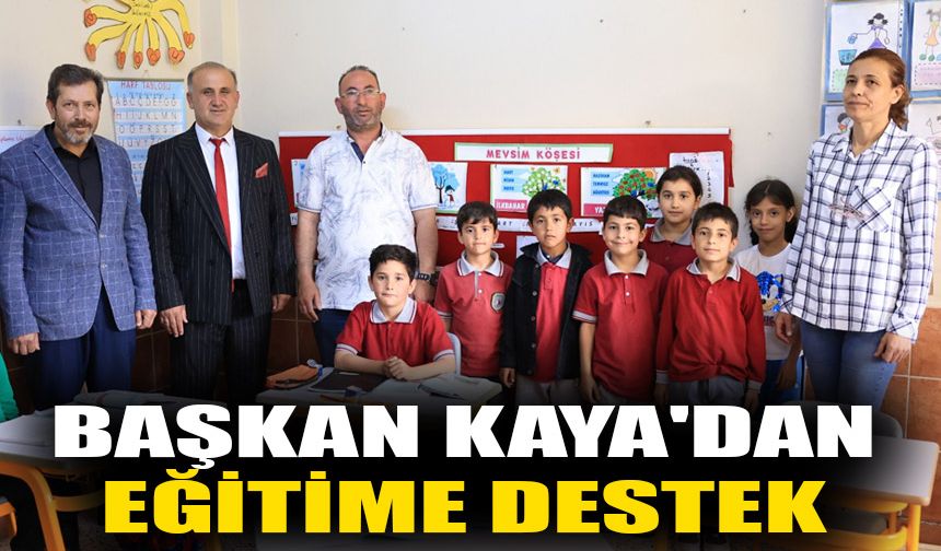 Başkan Kaya yine iyiliğe köprü oldu