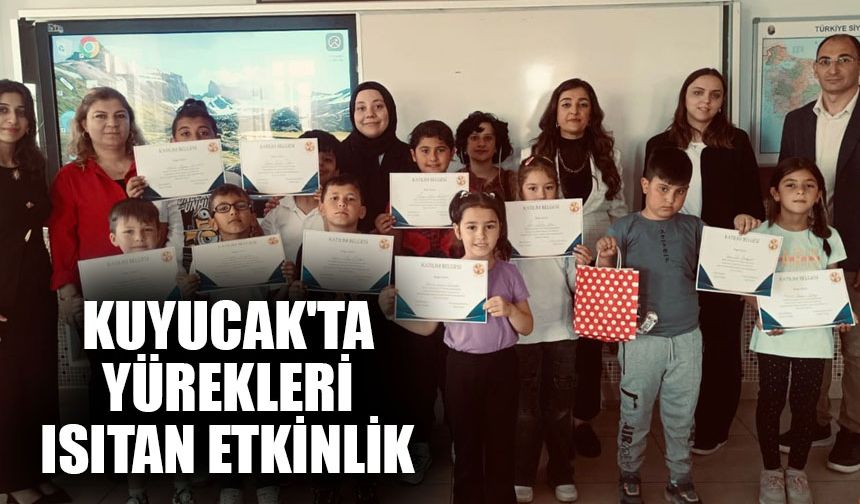 Kuyucak'ta yürekleri ısıtan etkinlik