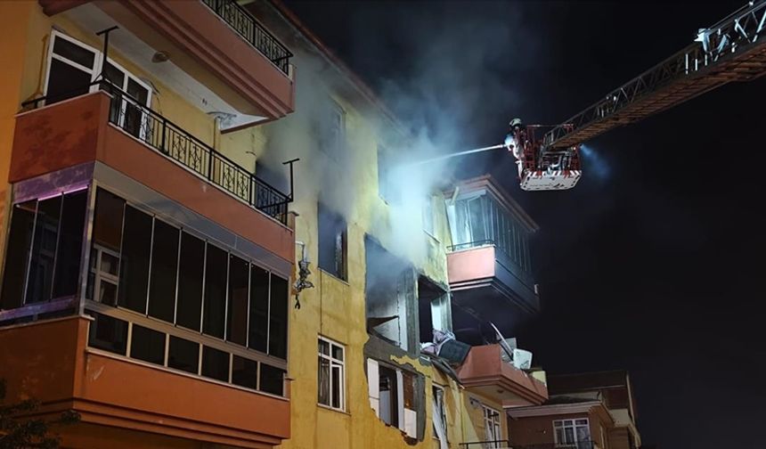 4 katlı apartmanda patlama! 12 kişi yaralandı