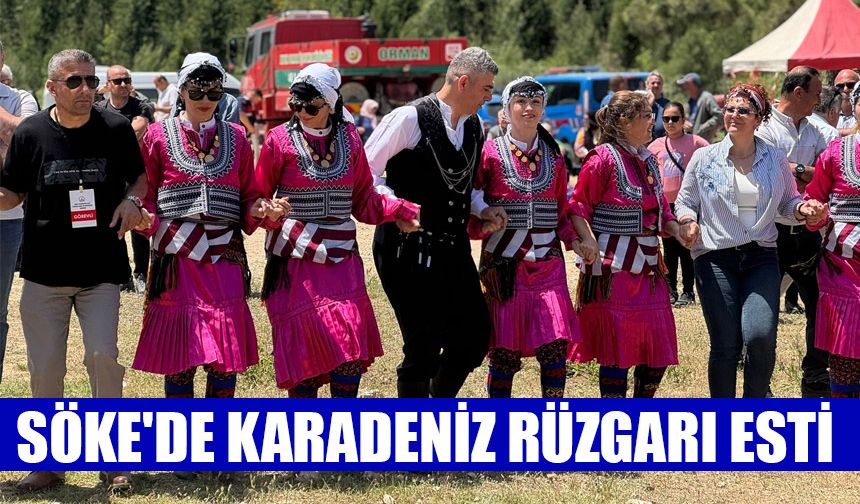 Söke'de Karadeniz rüzgarı esti