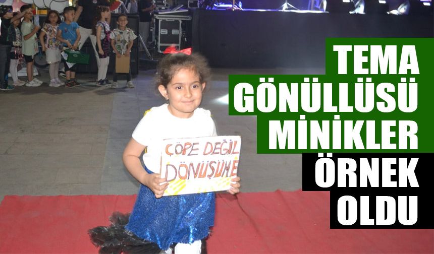 Sultanhisar'da geri dönüşüm defilesi
