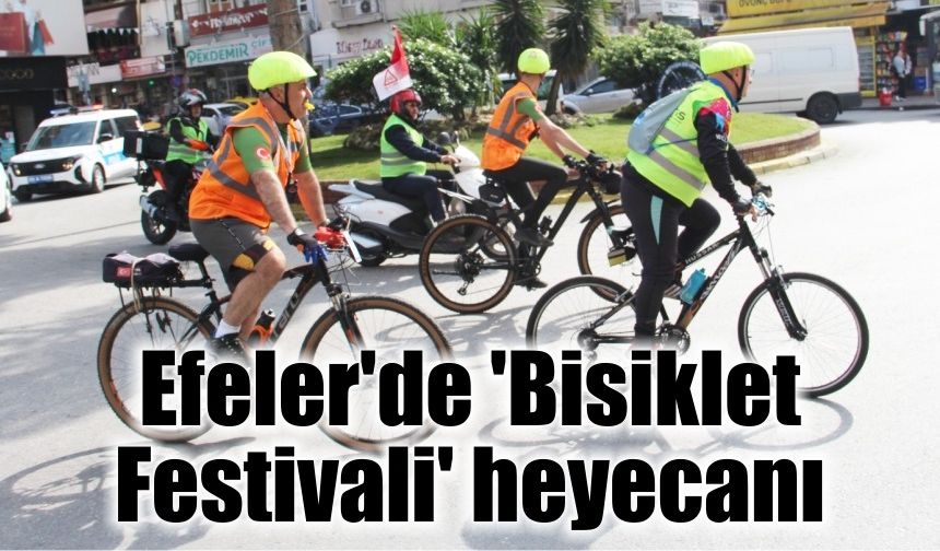 Bisiklet tutkunları Efeler'de buluştu
