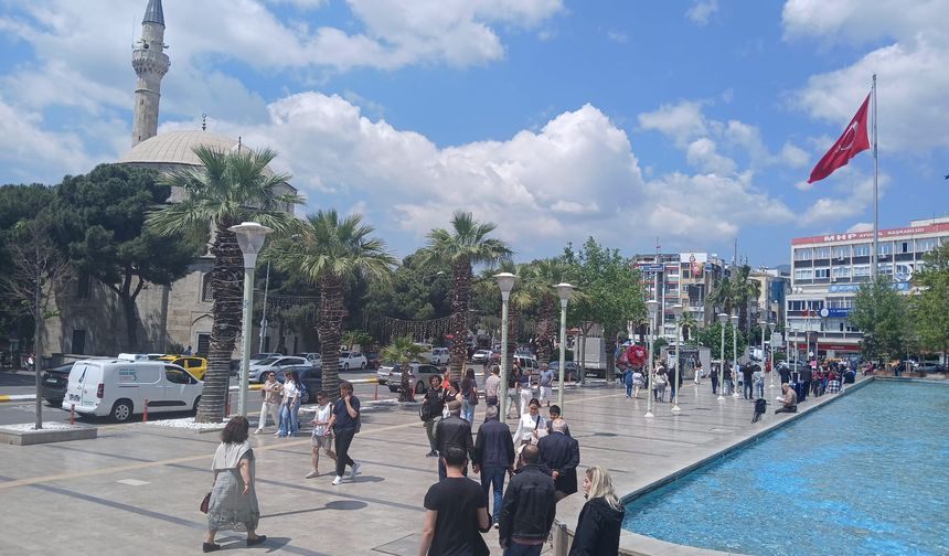 Aydınlılar güneşli havayı fırsat bildi