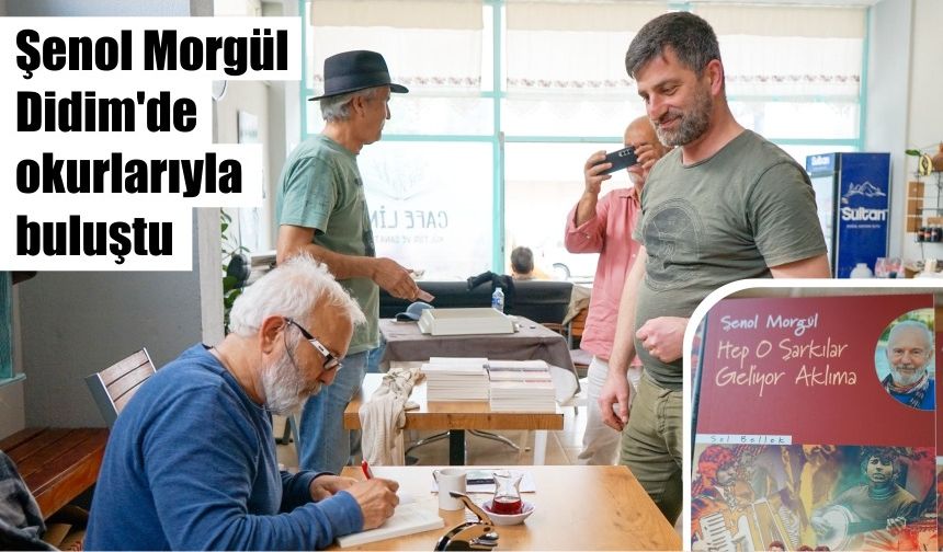 Şenol Morgül, Didim’de okurlarıyla buluştu