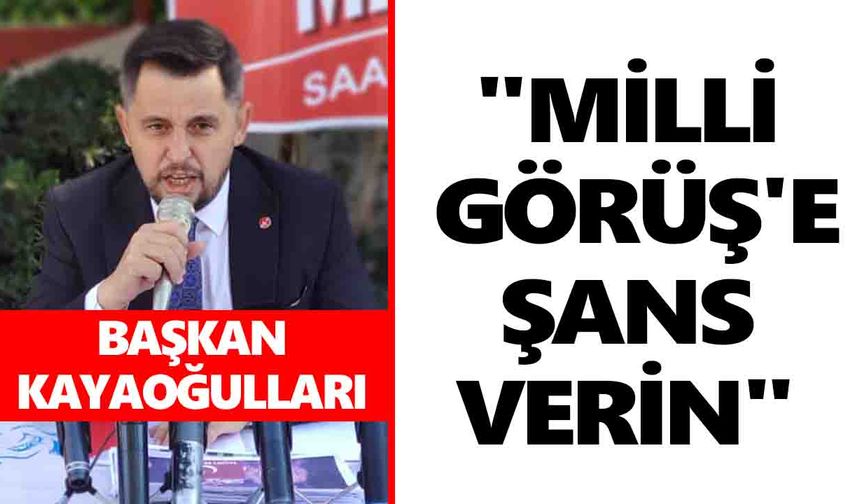 Başkan Kayaoğulları Bozdoğan halkına seslendi