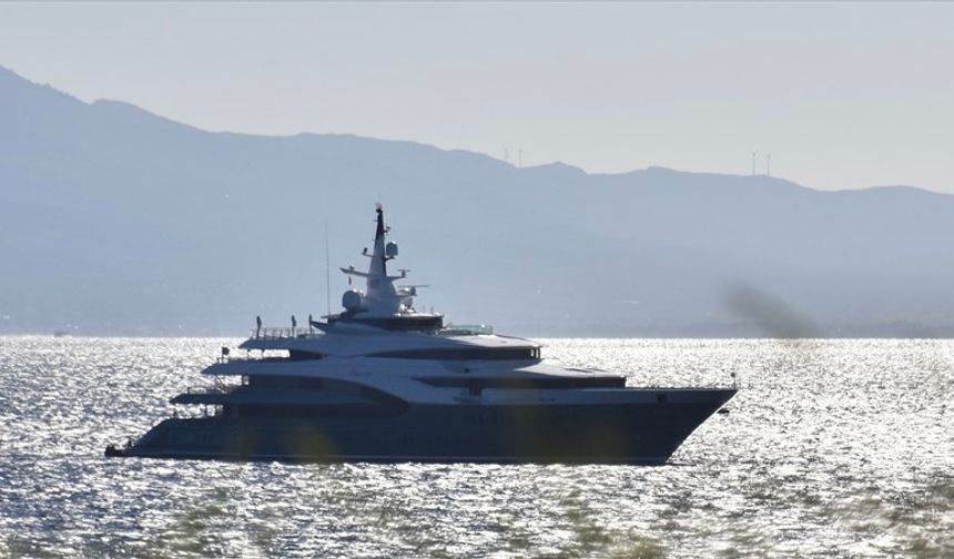 Mega Yat Sunrays Bodrum Açıklarında Göz Kamaştırdı