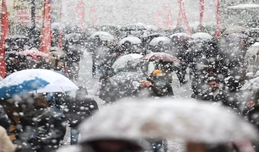 O illerde lapa lapa kar yağacak! Meteoroloji uzmanı tarih verdi