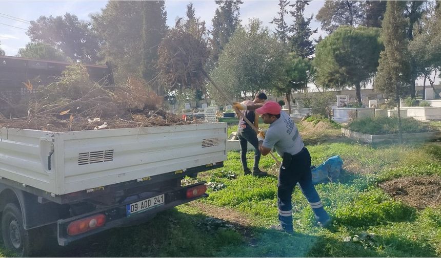 Efeler Belediyesi vatandaşların huzurlu ziyaretleri için çalışıyor