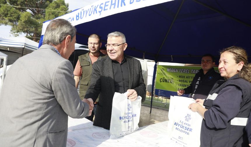 Köşk’te kışlık fideler yüzleri güldürdü