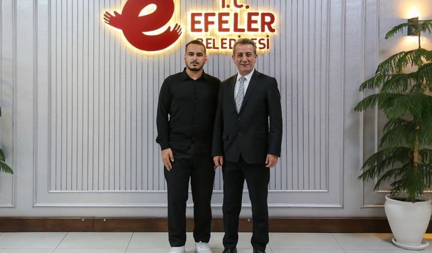 YKS şampiyonundan Başkan Yetişkin’e ziyaret