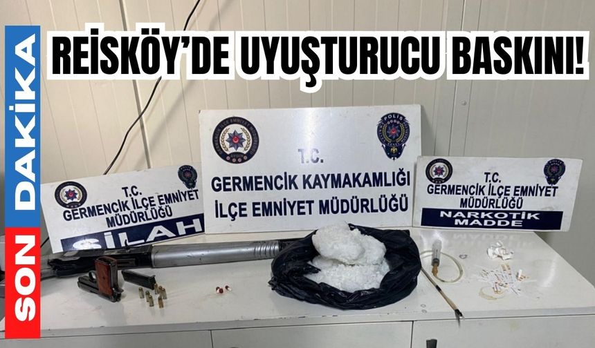 Germencik’te 2 kilo uyuşturucu ve silah ele geçirildi