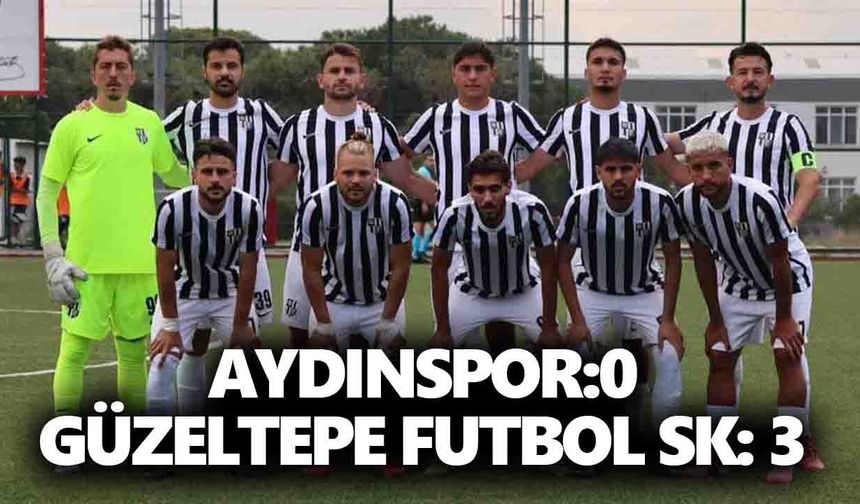 Aydınspor'a 3 kurşun