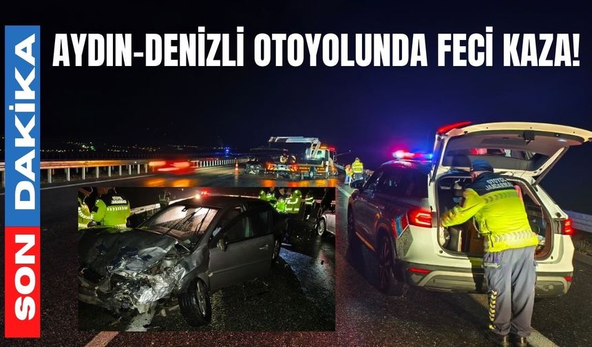 Aydın-Denizli otoyolunda zincirleme kaza