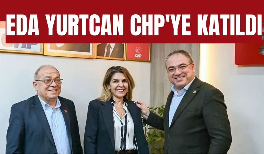 Eda Yurtcan, CHP'ye katıldı: Rozetini Karakoz taktı