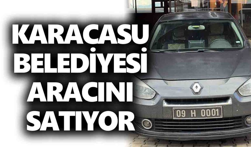Karacasu Belediyesi aracını satıyor