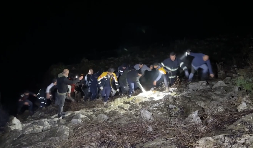 Otomobil uçurumdan denize düştü: 1 yaralı