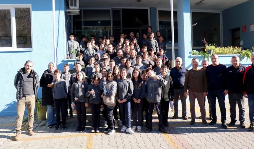 Yerli Malı Haftası’nda öğrenciler Madran Memba Suları’nı ziyaret etti