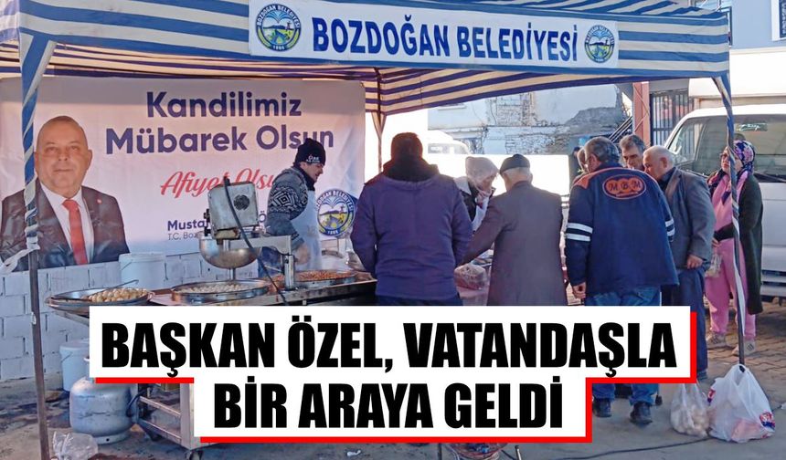 Bozdoğan'da kandil buluşması