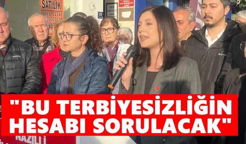 CHP Nazilli'den Beyazıt'a sert tepki