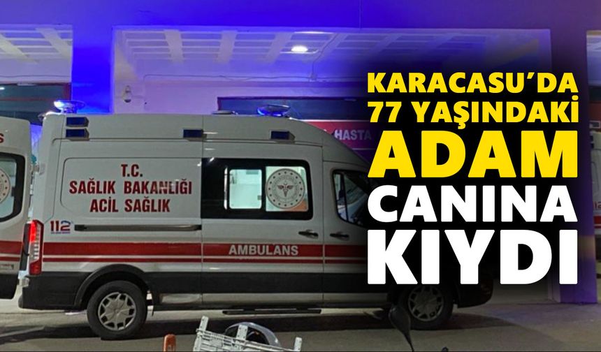 Karacasu'da 77 yaşındaki adam canına kıydı
