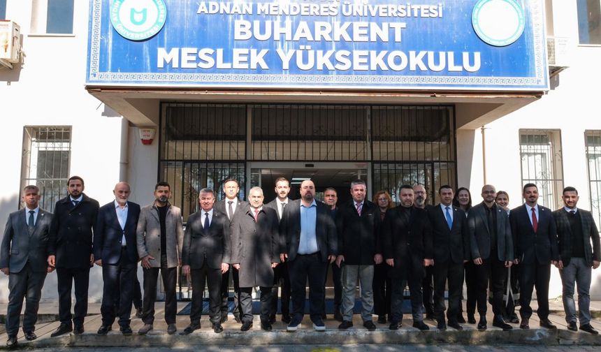 Rektör Kent’ten Buharkent ziyareti