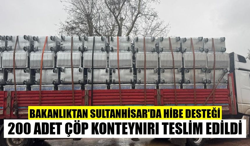 Bakanlıktan Sultanhisar'da hibe desteği