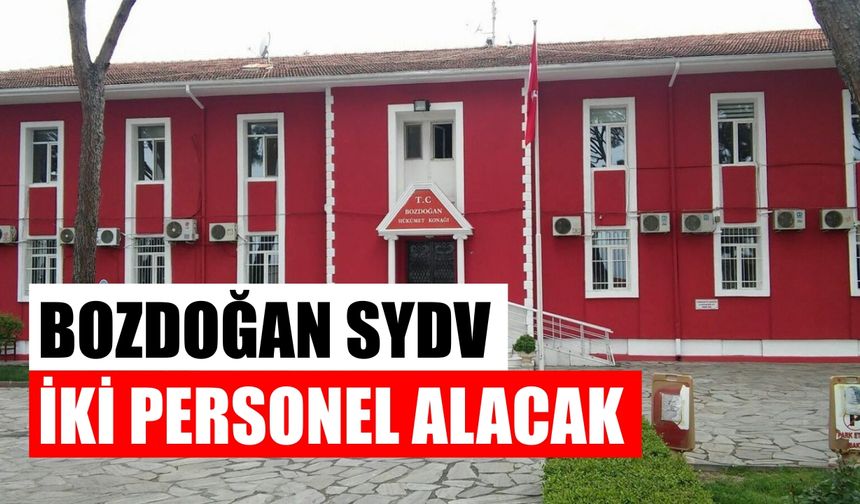 Bozdoğan'da iş arayanlar dikkat