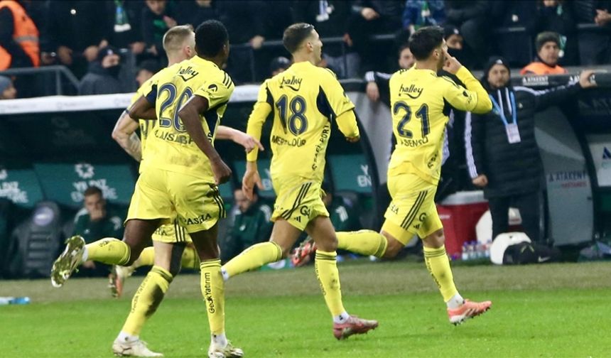 Fenerbahçe konuk olduğu Kocaelispor’u mağlup etti:2-0