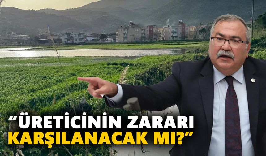 Koçarlı Ovası sular altında! CHP’li Bülbül konuyu Meclis’e taşıdı