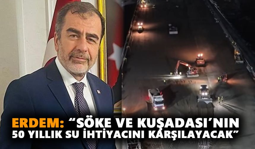 Sarıçay Barajı’nda çalışmalar gece-gündüz sürüyor