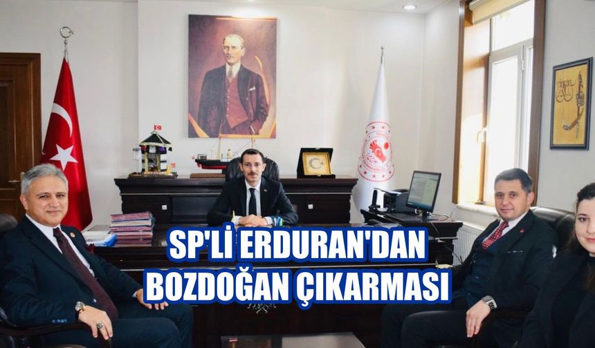 SP'li Erduran'dan Bozdoğan çıkarması