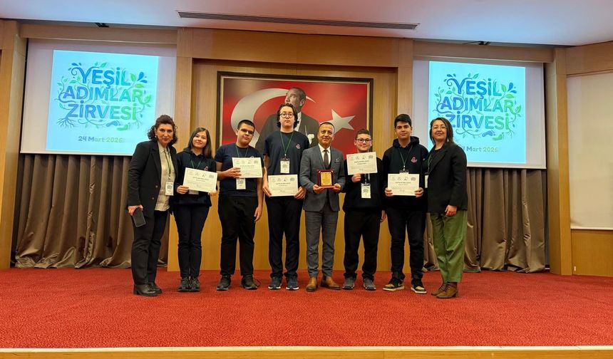 Aydın Lisesi öğrencilerinden çevre projesi başarısı