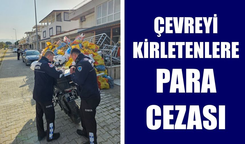 Aydın'da sahili çöplüğe çevirenler yandı!