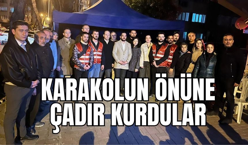 CHP Nazilli'den gözaltı nöbeti