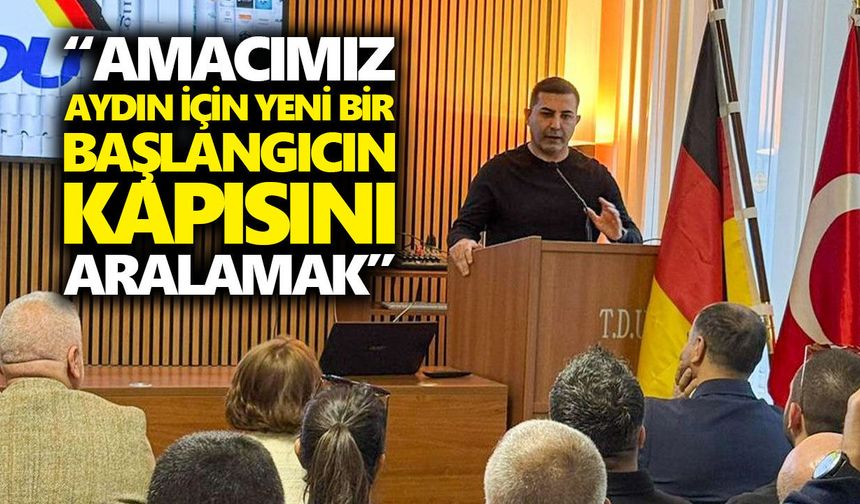 Başkan Günel, Almanya’da Aydın’ın turizm potansiyelini anlattı