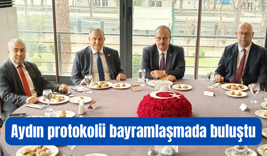 Aydın protokolü bayramlaşmada buluştu