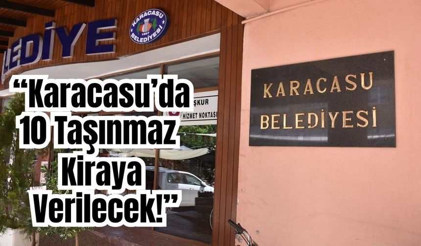 Karacasu ihaleye hazırlanıyor